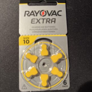 Kuuldeaparaadi patarei Rayovac Extra 10