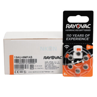 13 Rayovac Acoustic Special kuuldeaparaadi patareid